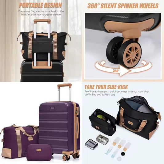 Go Global Gear - Purple Luggage Set